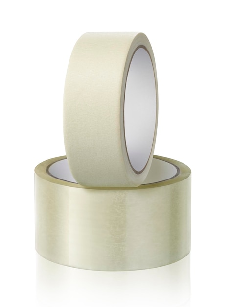 Roll of Scotch tape Isolated on white background