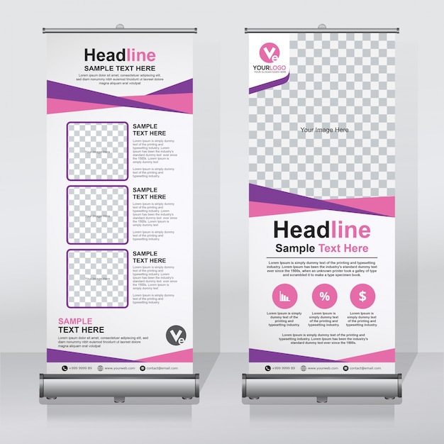 Фото roll up banner design