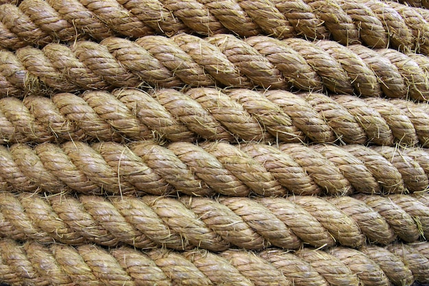 rolled rope roll