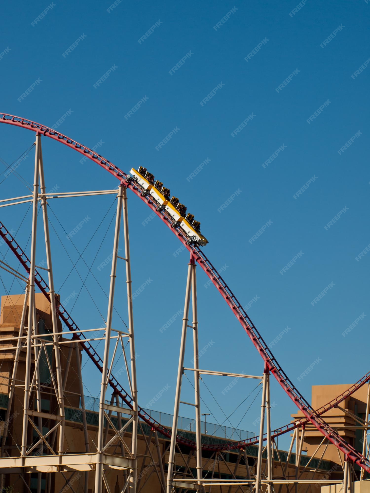 Ride The Roller Coaster at NY NY On The Las Vegas Strip!