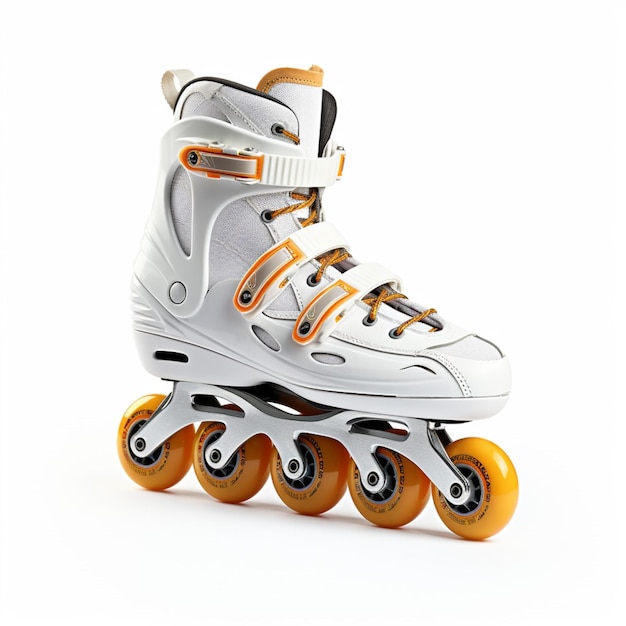 Roller Skates with white background