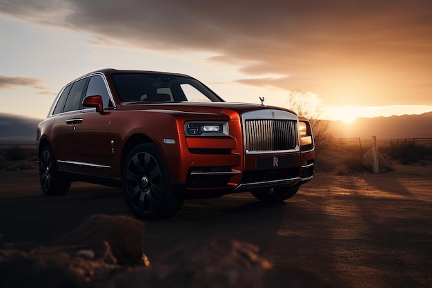 RollsRoyce Cullinan Sportwagen Supercar Sportcar Gestroomlijnde sportwagen Prestatieauto's luxe auto automobiel Voertuig automotive AI