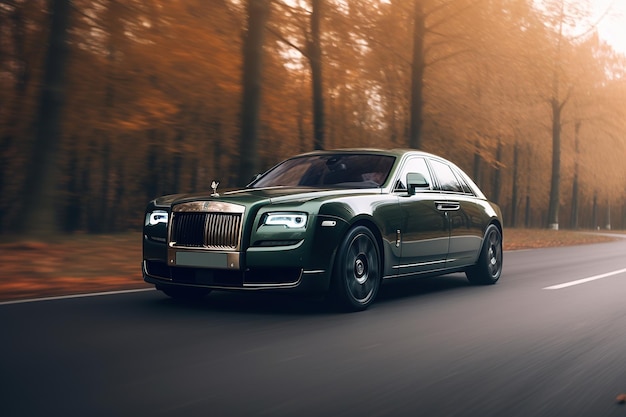 RollsRoyce Ghost Спортивный автомобиль Суперкар Спорткар Элегантный спортивный автомобиль Мощные автомобили роскошные автомобили автомобиль Автомобиль автомобильный ИИ