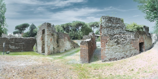 Roman amphitheater in Rimini