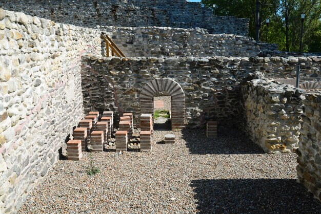 Roman fort detail