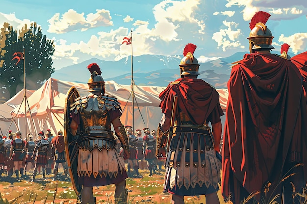 Roman Legions Battle Preparation