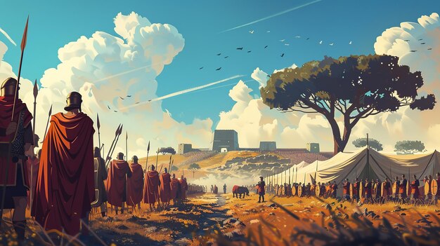 Римские легионы готовятся к битве