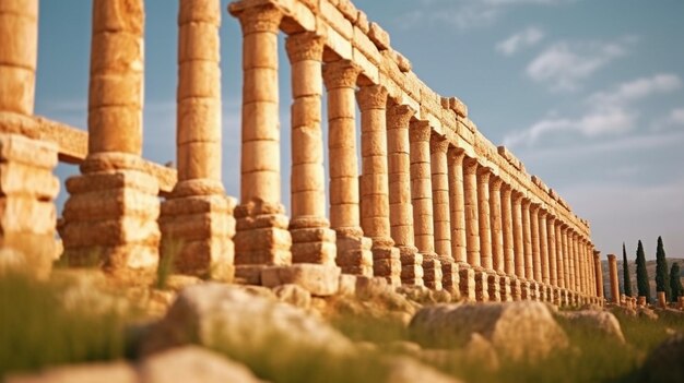 roman ruins in jerash