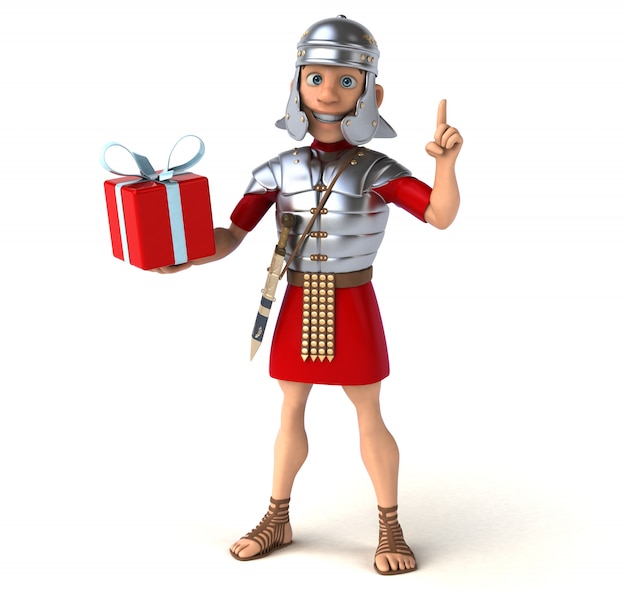 Анимация римского солдата