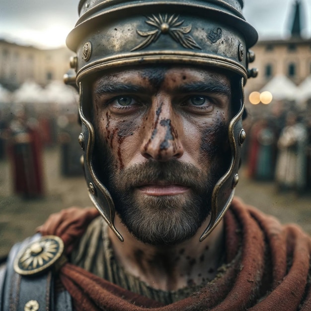写真 ローマの戦士 4k セルフィー ポートレート