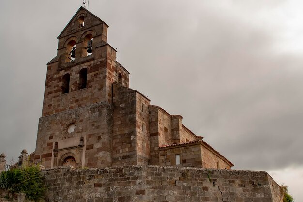 Romanesque church of San Juan Bautista in Villanueva de la Nia - Cantabria.