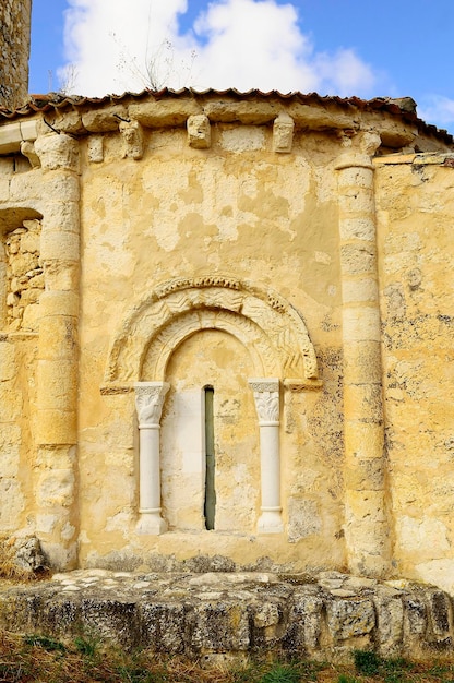 Romanesque church of santa maria de la asuncion in molpeceres valladolid