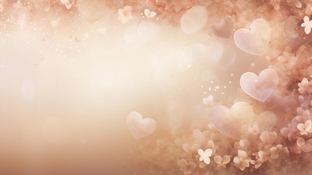 Photo romantic background shades of brown