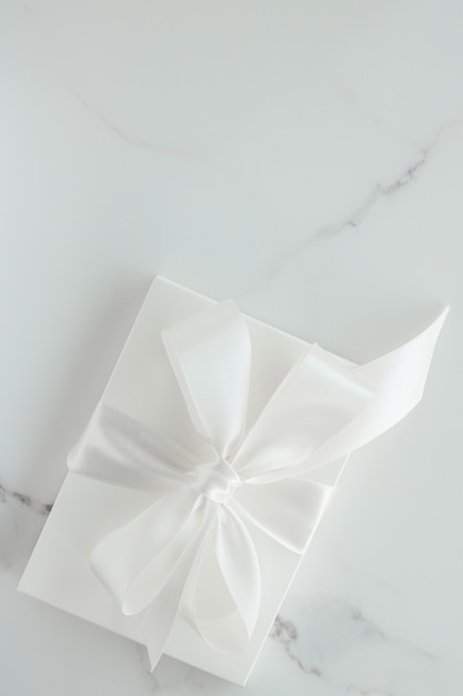 Romantic celebration lifestyle and holiday present concept  luxury wedding gifts on marble