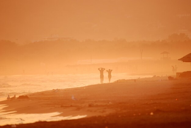 romantic couple on beach