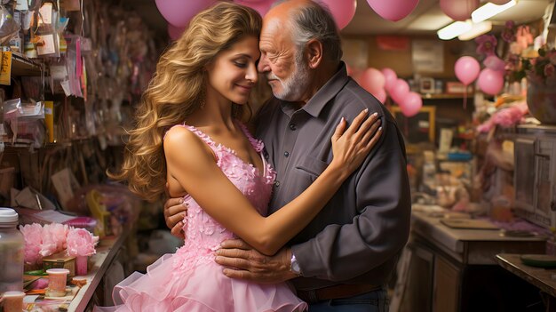 A Romantic Couple's Valentine's Day Hu Embracing love they shared a moment of pure connection