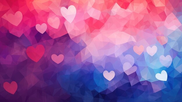 Photo romantic design heart background