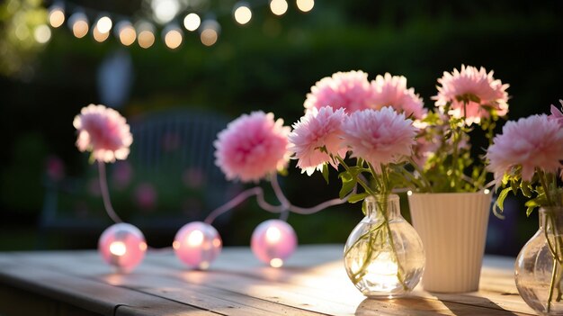 romantic flowers decoration