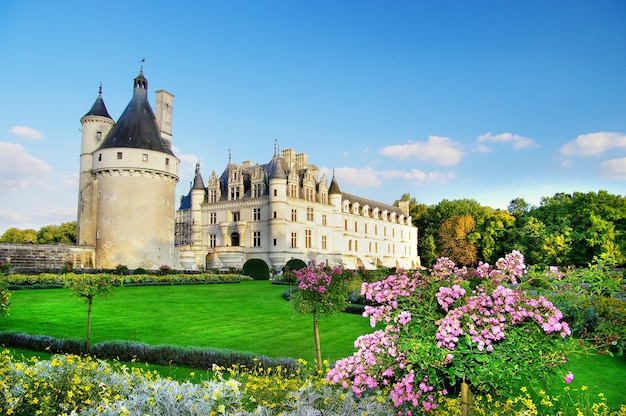 Romantic medieval castles of Loire valley