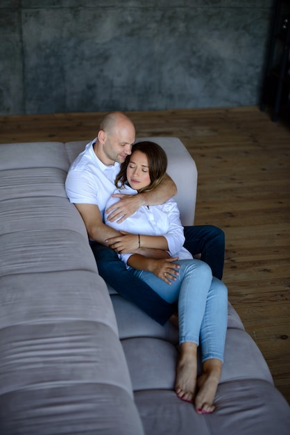 Romantic young couple 