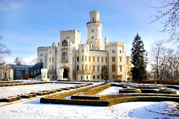 romantisch wit kasteel Tsjechië