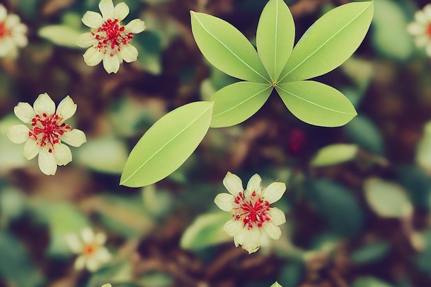 Romantische bloem achtergrond