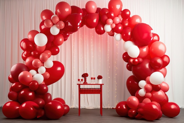Romantische Valentijnsdag decoratie Generative Ai