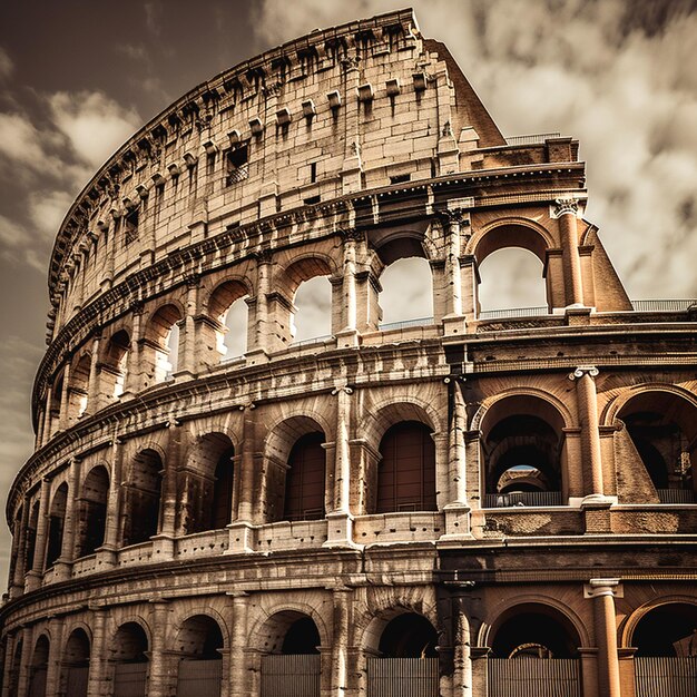 Foto roma e il colosseo