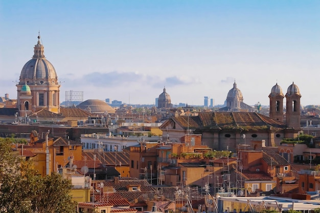 Rome Italië Luchtfoto van het stadscentrum