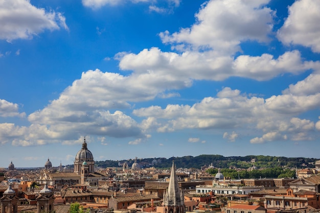 Roma italia vista aerea