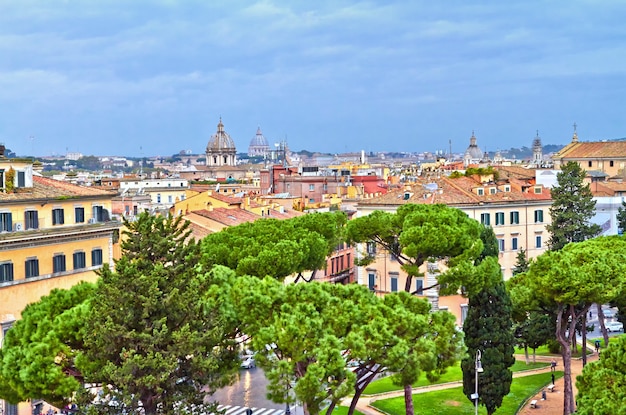 Rome panorama bouwavond,