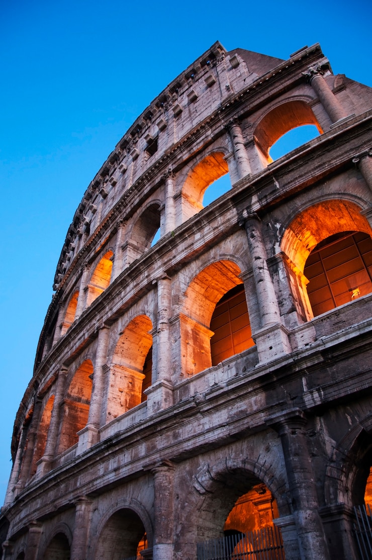 Rome stad Italië Colosseum landmark architectuur nacht