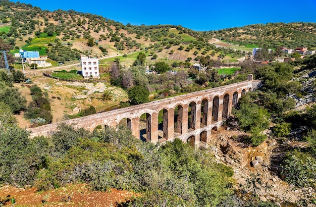 Romeins aquaduct van Haroune in de buurt van Moulay Idriss en Volubilis in Marokko