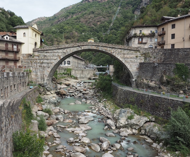 Romeinse brug in Pont Saint Martin