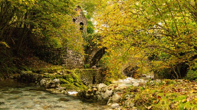 Romeinse brug van Branez in Asturië, Spanje