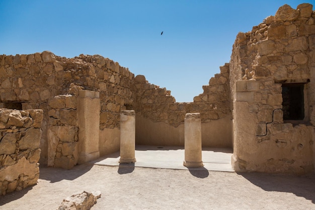 Romeinse ruïnes in Masada National Park Israel