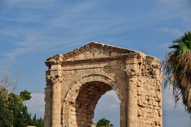 Romeinse ruïnes in tyre (sour), libanon