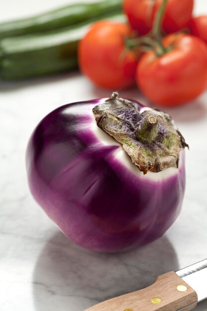 Ronde aubergine