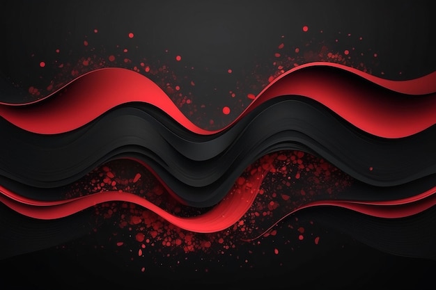 Rood en zwart kleurontwerp voor achtergrond