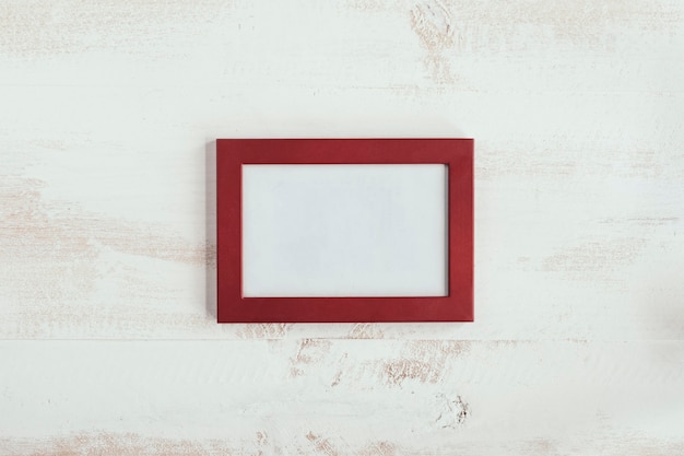 Rood frame met witte vintage achtergrond voor liefde bericht