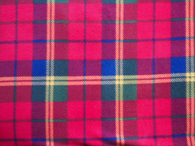 Rood groen blauw en geel tartan textuur achtergrond