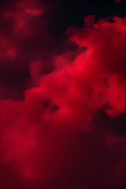 rood rook silhouet achtergrond