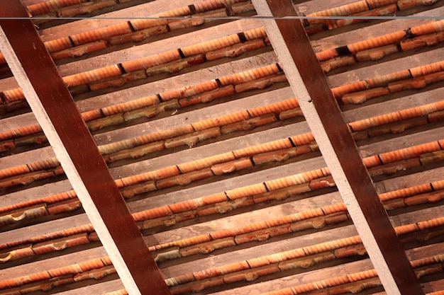 Photo roof beams