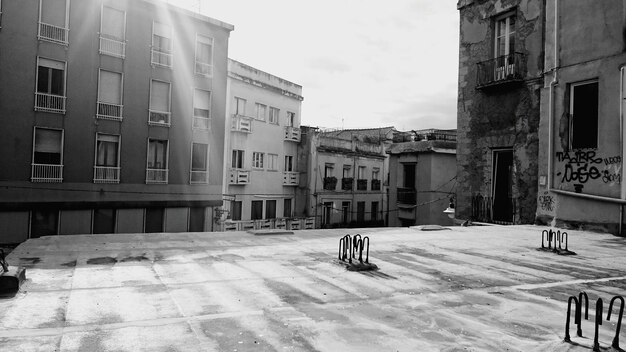 Photo roof of building in city