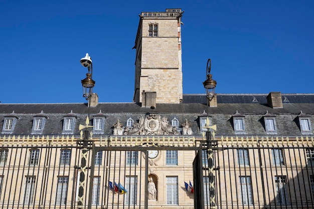 Roof of city hall in Dijon city