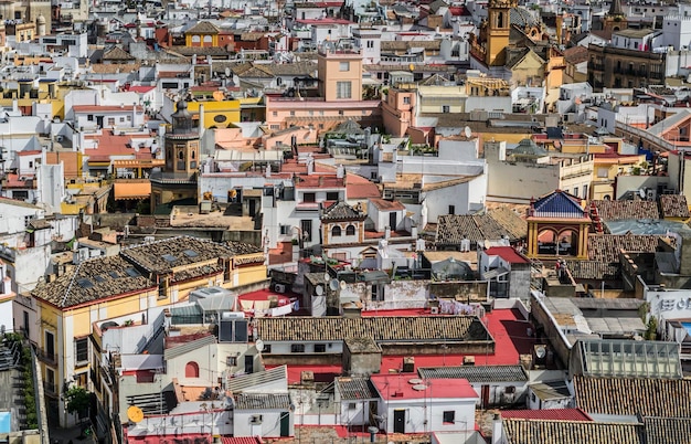 Rooftops of Seville Spain