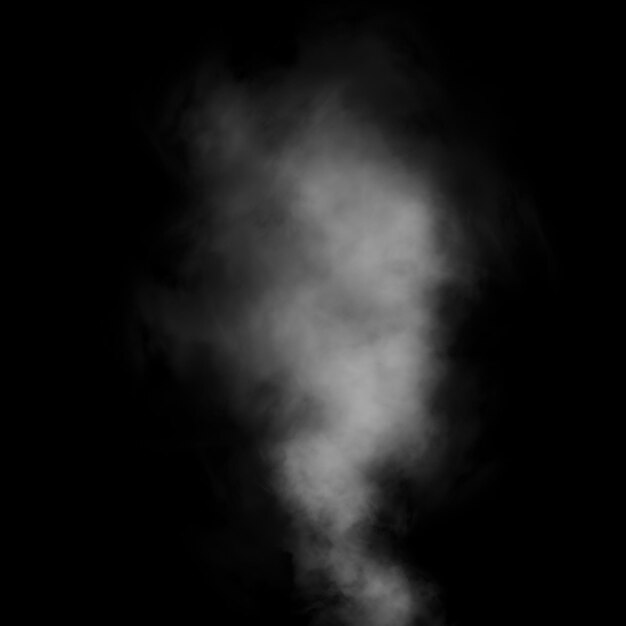 Foto rook effect op zwarte achtergrond