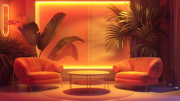 Photo room decor redefined embrace vibrant neon colors and futuristic cyberpunk interior design