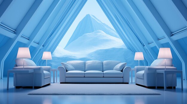 Room design hd 8k wallpaper stock photographic image