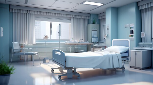 A room in a hospital photo